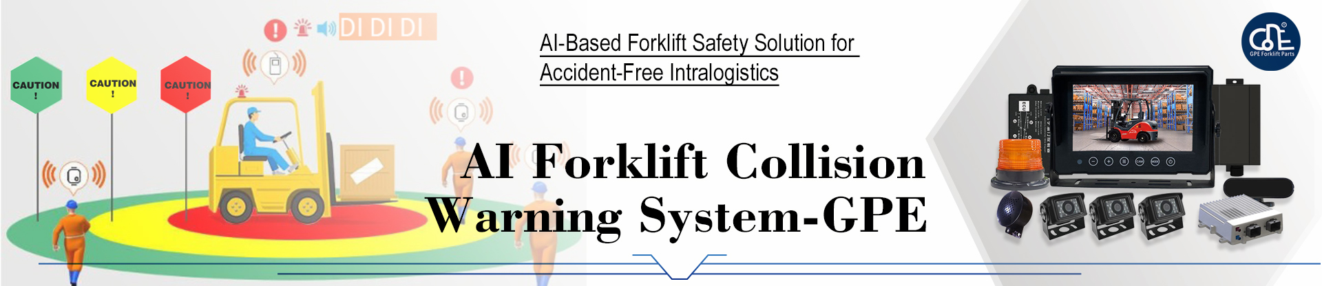 GPE AI Forklift Collision Warning System